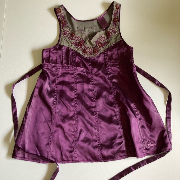 Guess Sleeveless Top with Side Zipper Size L (14) - Picture 1 of 7